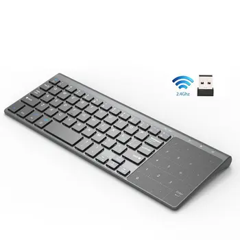Универсална безжична клавиатура 2.4 G с цифров сензорен панел мишката тънка цифрова клавиатура за настолен компютър с Android Windows на лаптоп КОМПЮТЪР ТЕЛЕВИЗИЯ кутия