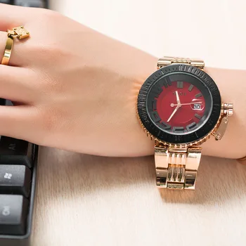 2022 Модни Дамски Часовници GUOU, Най-добрата Марка за Луксозни Часовници от Розово Злато, Прости Кварцови часовници за момичета, Дамски Ръчни часовници Reloj Mujer