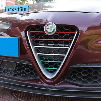 Тампон върху решетката на радиатора на кола за Alfa Romeo Giulia Stelvio аксесоари за промяна на екстериор