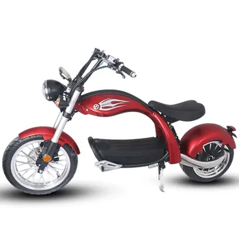 Продажба на едро на бързи електрически мотори с мощност 2000 W за възрастни Електрически скутер Citycoco със сменяема батерия 60 В