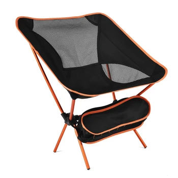 Портативен сгъваем шезлонг, ultralight сгъваем стол, сверхтвердый алуминиев шезлонг за къмпинг