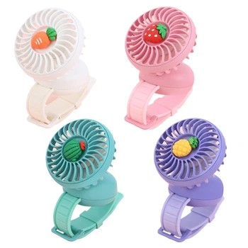 20CC Сладък Наручный Вентилатор USB За зареждане Часа Мини-Fan Охлаждане на Въздуха, Удобен в чорап