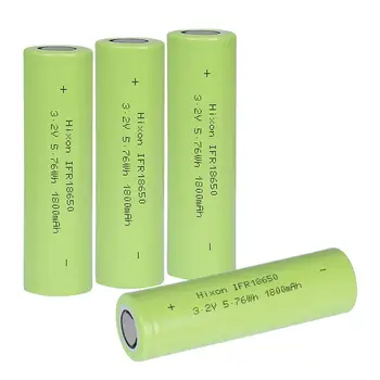 4 бр акумулаторна батерия IFR18650 LiFePO4 3.2 В капацитет 1800 mah с удостоверение на ООН и UL