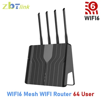 Zbtlink WIFI6 Мрежест WIFI Рутер на Безжична Мрежа Openwrt 1800 Mbit/USB3.0 DDR3 256 MB 3 * MI LAN-MIMO 2,4 g 5,8 g Антена за 64 Потребители