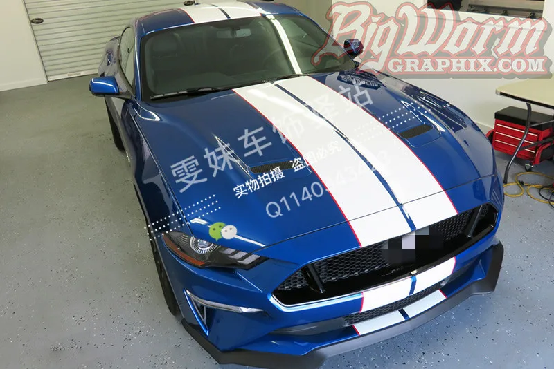 Автомобилни стикери за модификация на купето Ford Mustang GT автомобилни стикери MUSTANG 2019 персонализирани стикери за състезания . ' - ' . 5