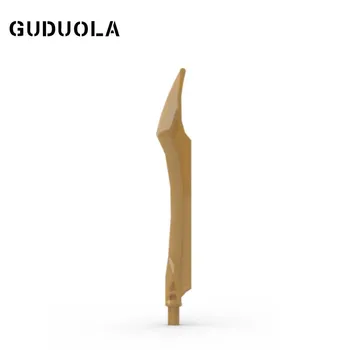 Guduola Специален тухлена меч с извити връхчета и ос 11305 MOC градивен елемент САМ забавни играчки Аксесоари за 10 бр./лот